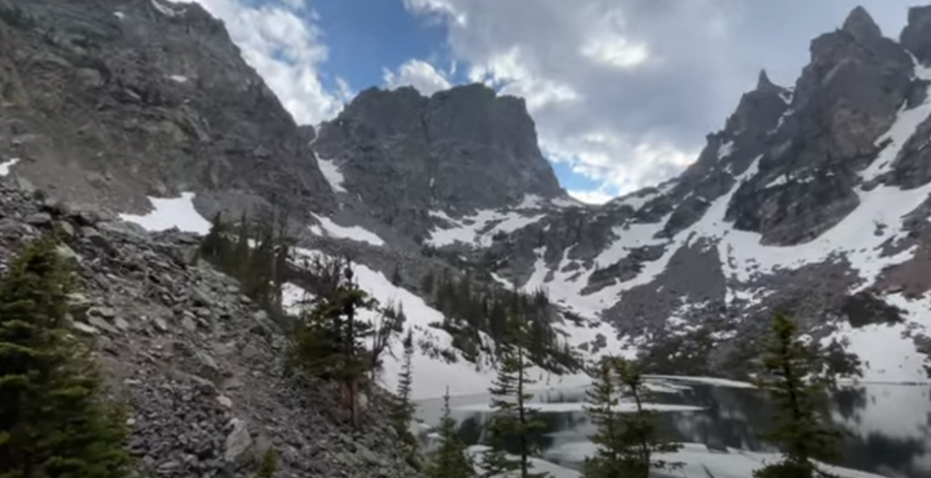 Rocky Mountain National Park In winter